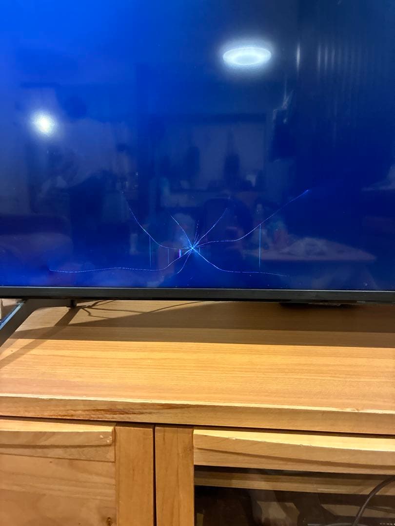 【ジャンク品※液晶割れ】SONY 4K液晶テレビ KJ-55X8000H