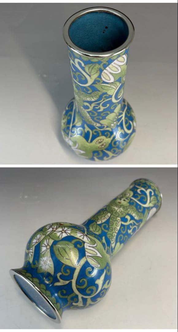 【中古品】黄井仁造　唐物七宝皆具（真塗替蓋付）共箱USED〈税込•送料込〉