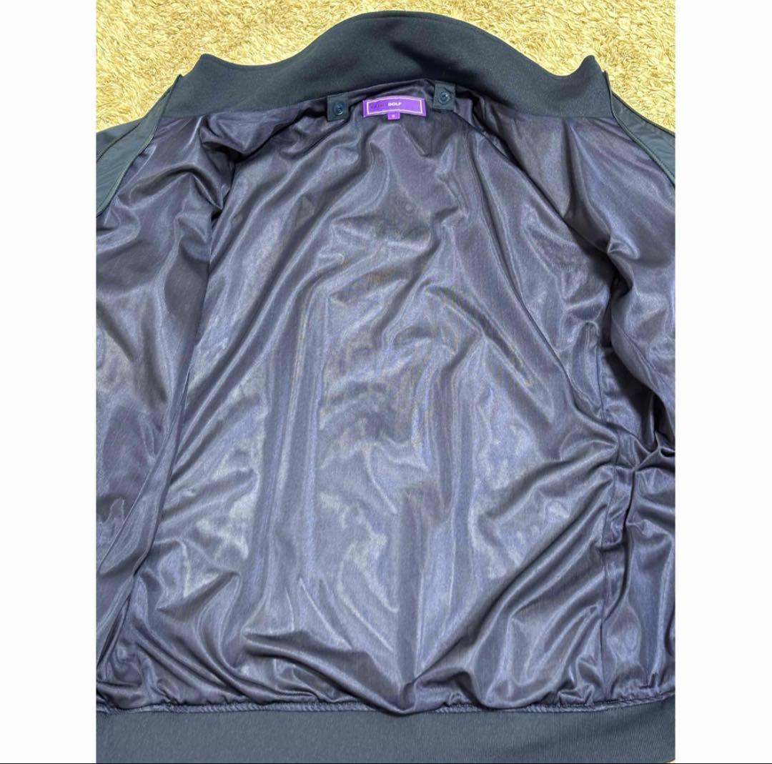 BEAMS GOLF メンズ ゴルフ ブルゾン ベスト S ネイビー