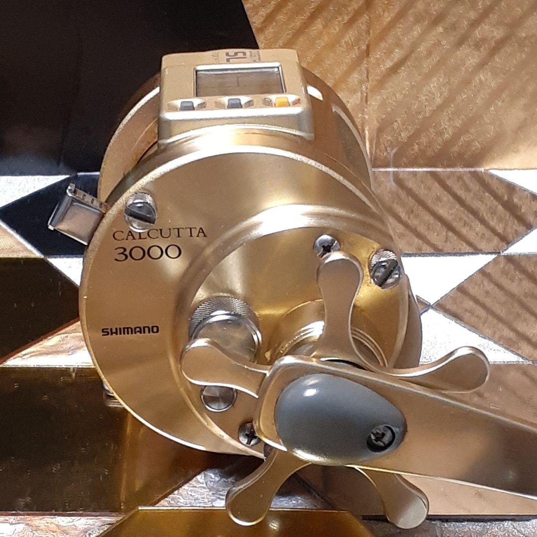 シマノ カルカッタ デジタナSLS 3000 船用 タイラバ ベイトリール 美品