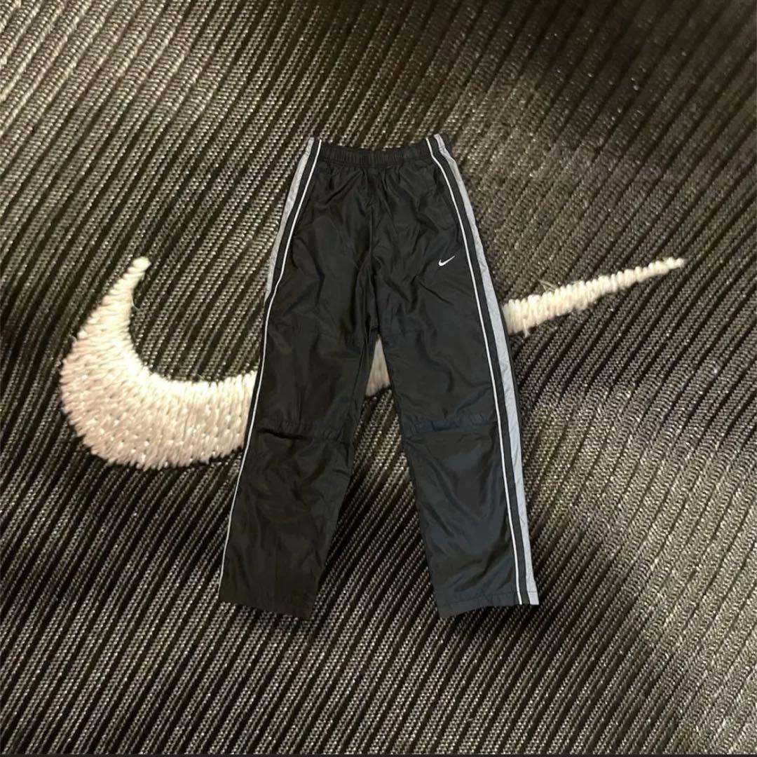 [00s] Nike ナイロンジャケット セットアップ サイドライン 刺繍
