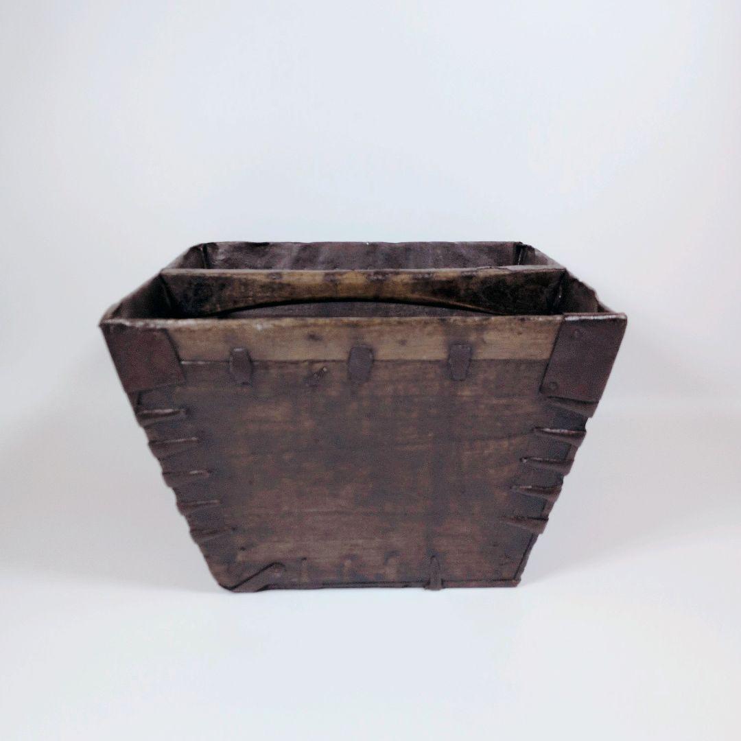 【希少】李朝時代 木桶 蟻組み 木工 古民藝 アンティーク