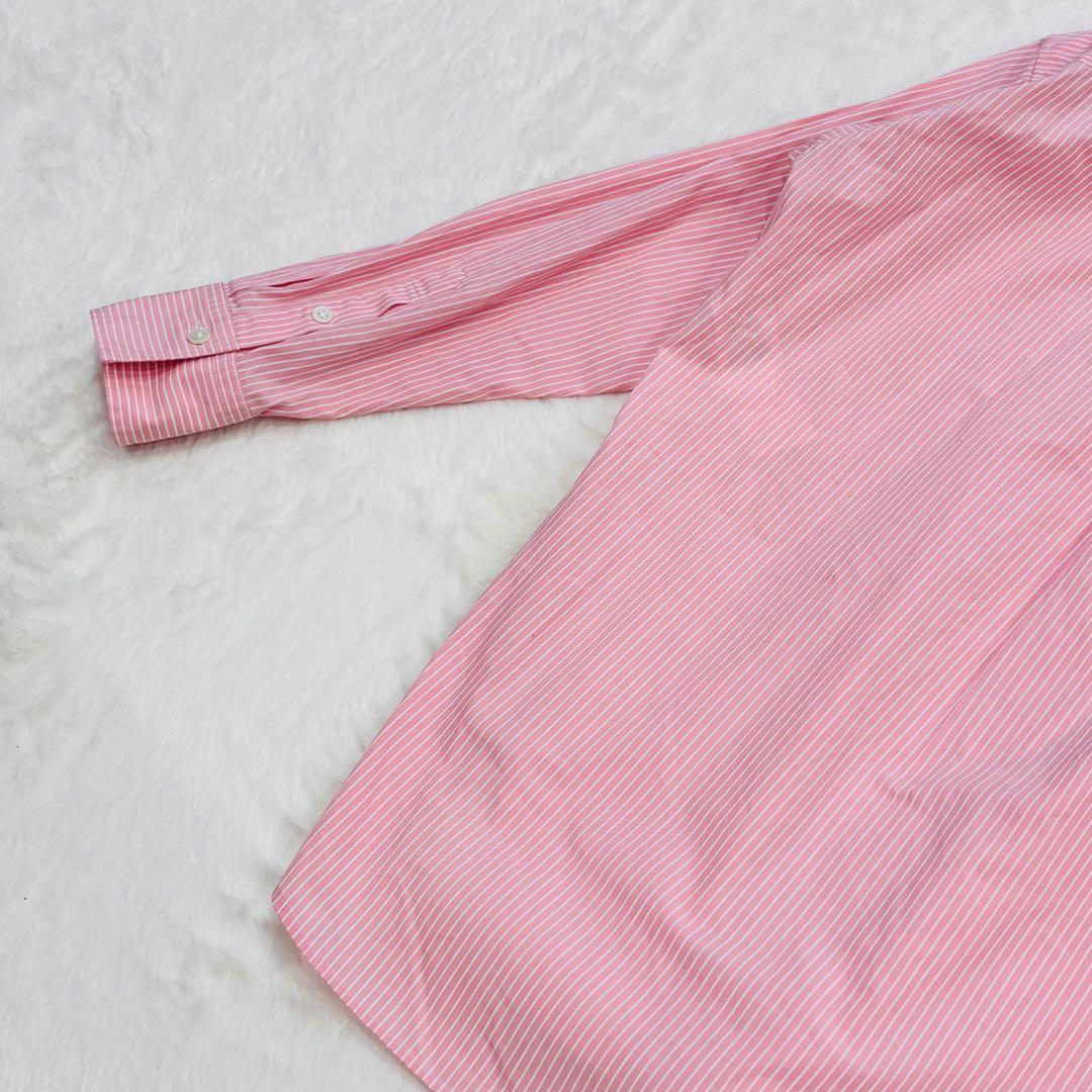 美品　23区 24SS CANCLINI シャツ ピンクストライプ　M
