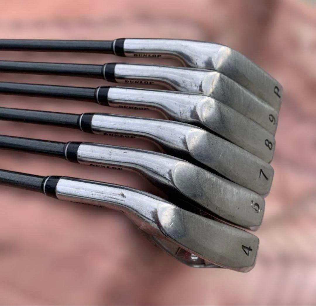 希少レフティ　DUNROP HI-BRID MAX FLI アイアン６本セットＲ