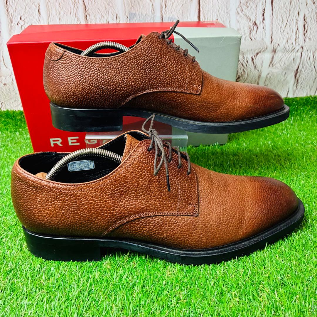 【極美品】REGAL 革靴 シボレザー ポストマン 厚底 パティーヌ 26½