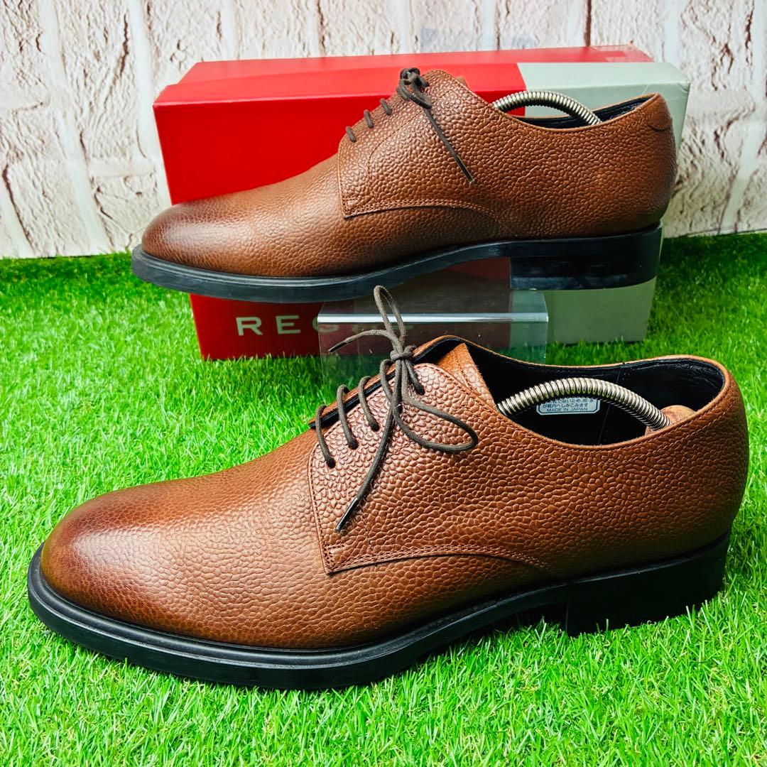 【極美品】REGAL 革靴 シボレザー ポストマン 厚底 パティーヌ 26½