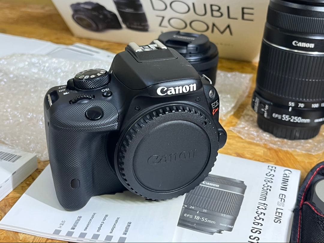 Canon EOS Kiss X7ダブルズームキット➕EF-S18-55 レンズ