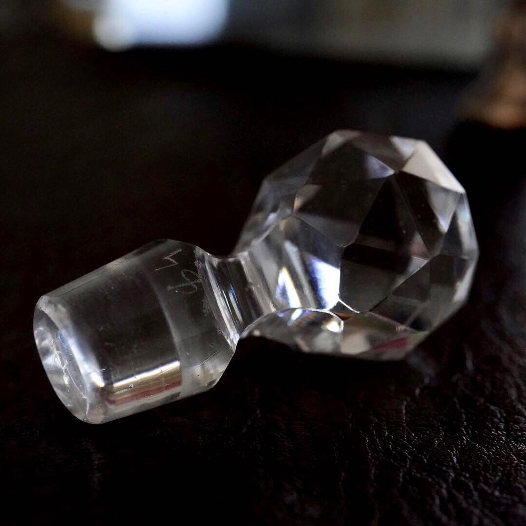 極希少★オールドバカラBACCARAT★24金彩★アシッドエッチング デカンタS