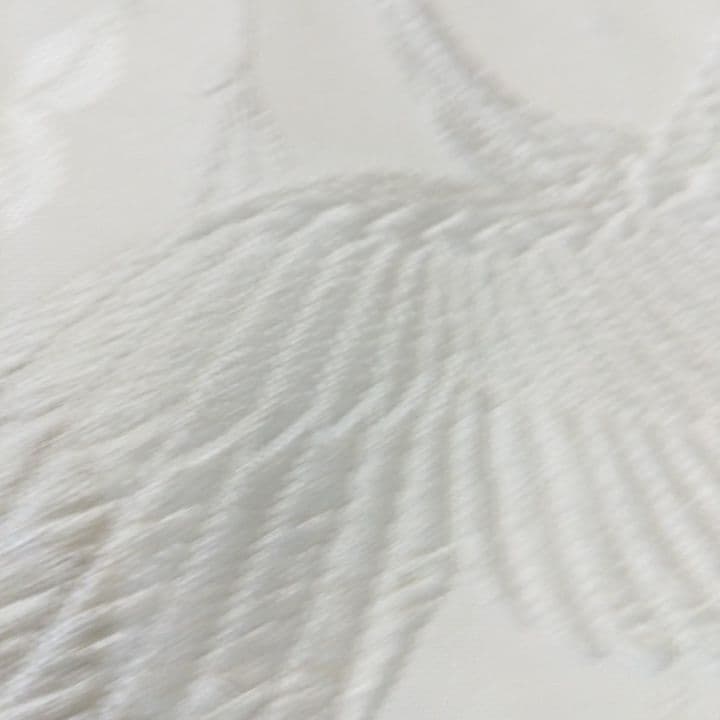 白無垢 唐織り 鶴に草花模様J