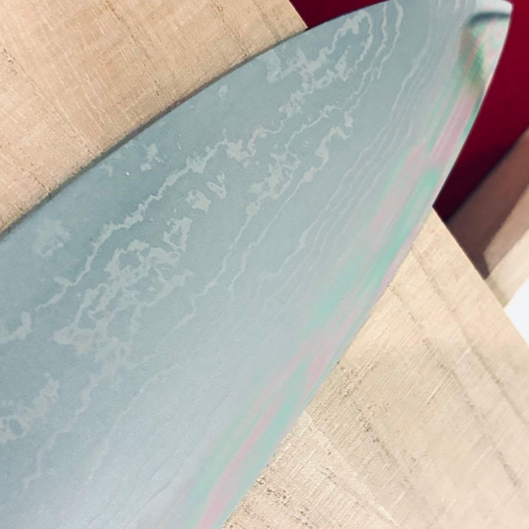 堺源吉 吉国　日本製 三徳 包丁 鍛造　18cm 青鋼 墨流　堺の包丁　堺一文字