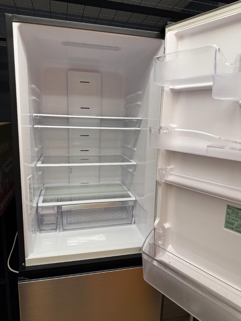 【値下げ】日立 冷蔵庫 幅60cm 375Lシャンパン R-V38NVL