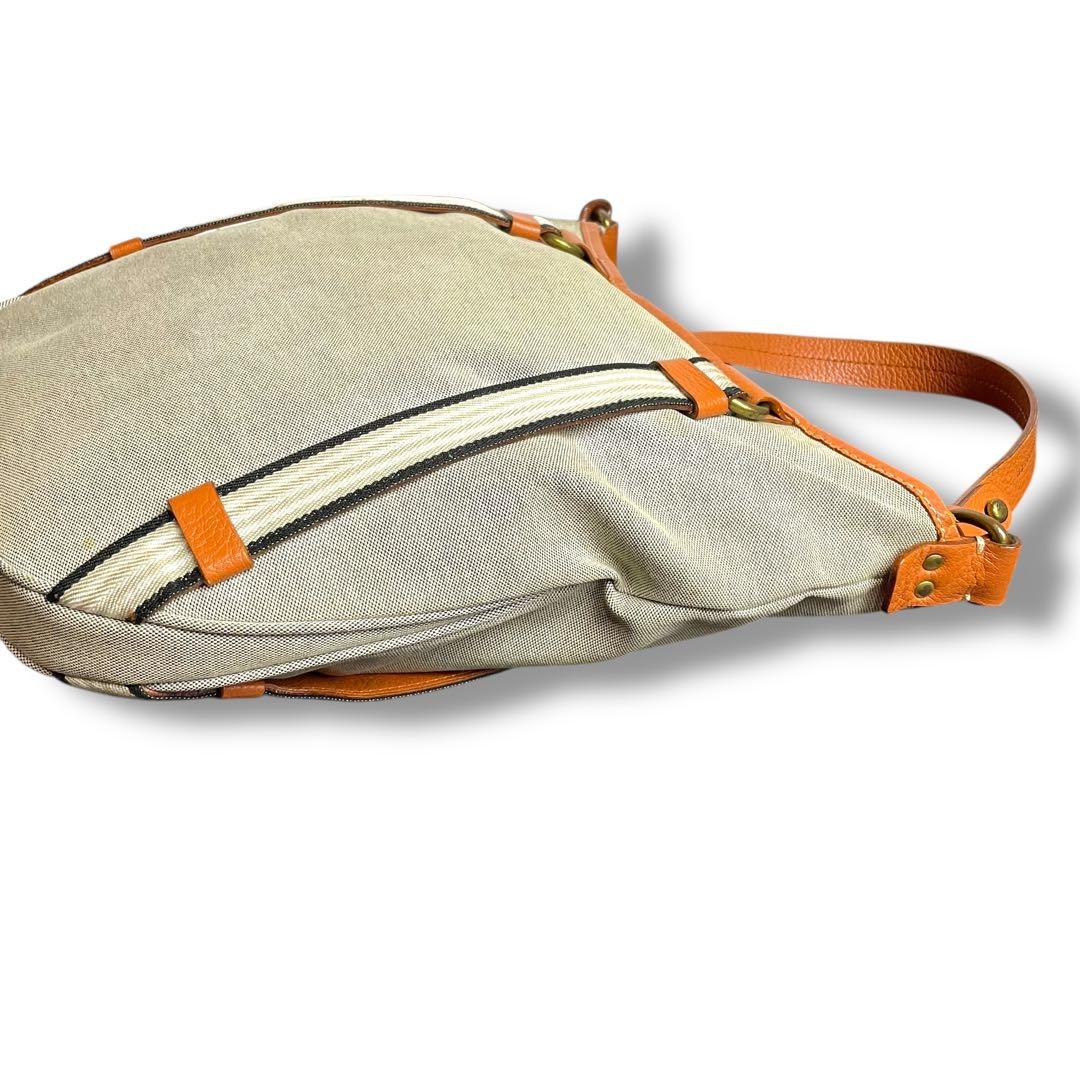 BURBERRY バーバリー　キャンバス　ショルダーバッグ　ホースロゴ