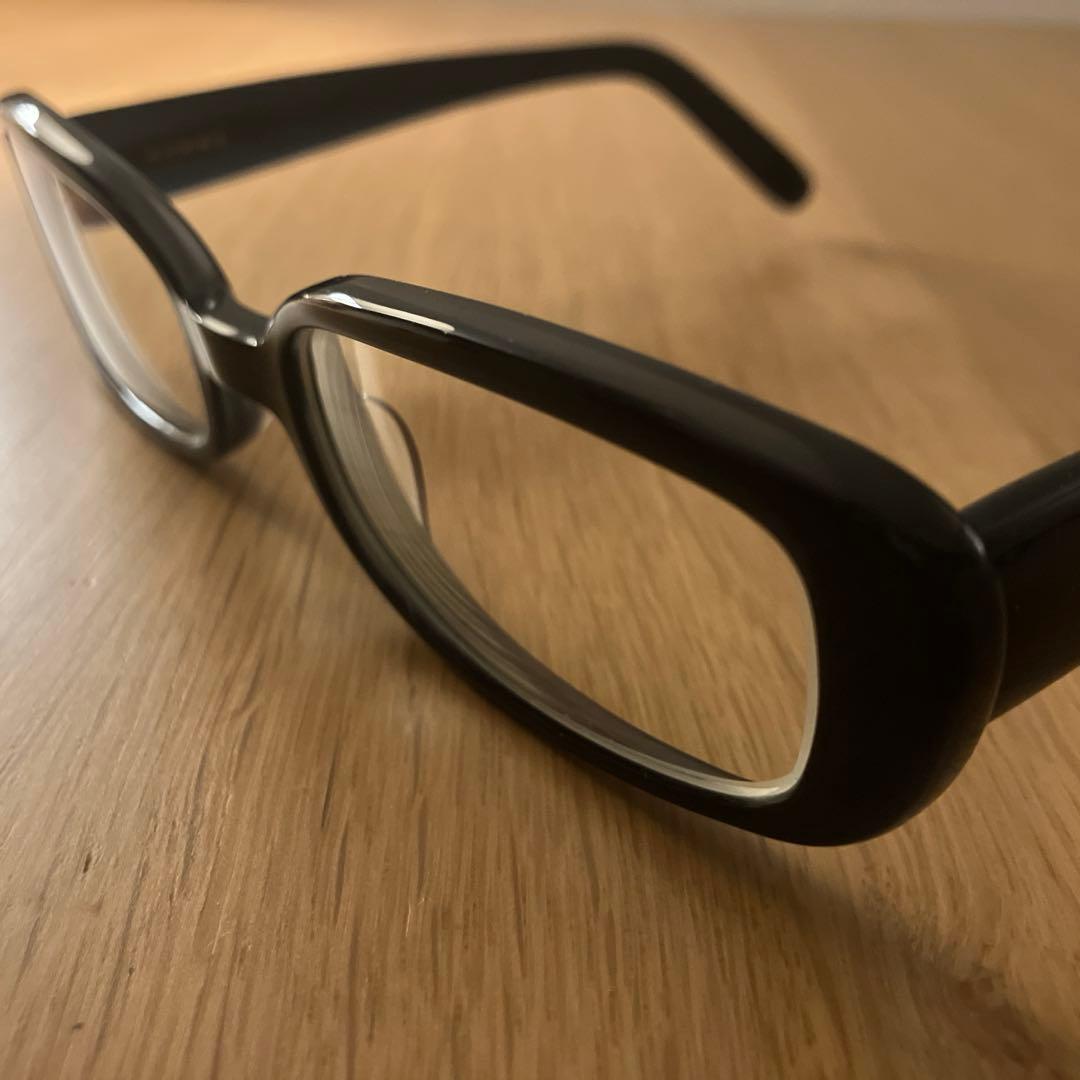 Ringo　白山眼鏡 ブラック メガネ (度有り)