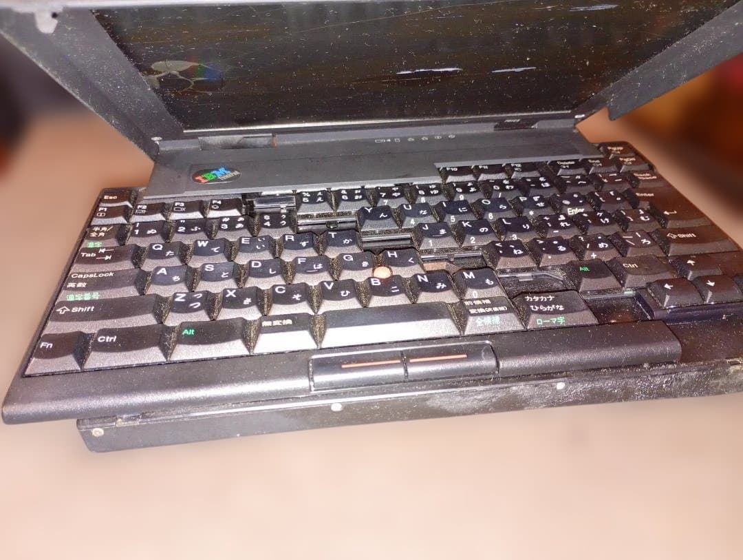 【ジャンク】IBM ThinkPad 701CS バタフライキーボード