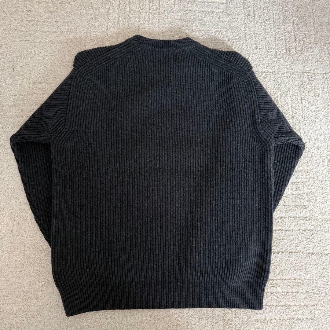 オーラリー　SUPER FINE WOOL RIB KNIT BIG ニット