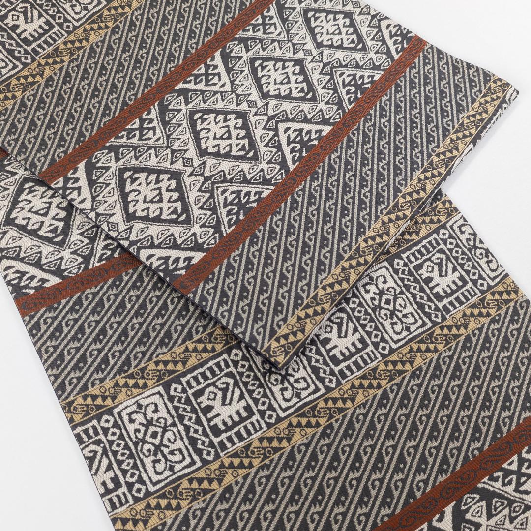 Morocco R7SK1383 袋帯 洒落袋帯 コプト 幾何文様 六通柄
