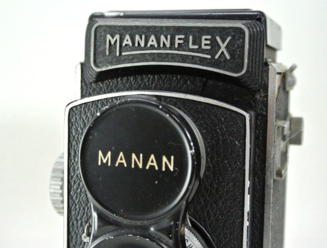 レア・ヴィンテージMANANFLEX 二眼レフカメラ1950年代F-1:3.5