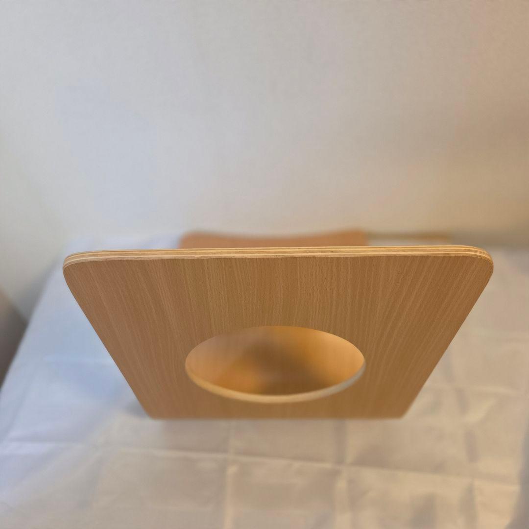 【美品】木製 座椅子 ４台まとめ売りセット 背もたれ付 和モダン ブラウン 茶色