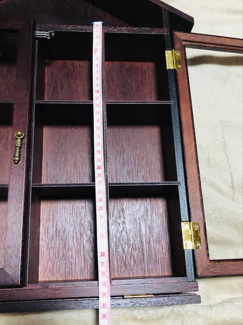 木製　インテリア　コレクションケース　飾り棚