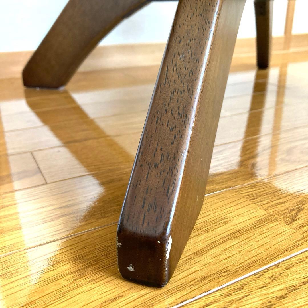 HIRATA 木製座椅子 ロータイプ1人掛け回転椅子