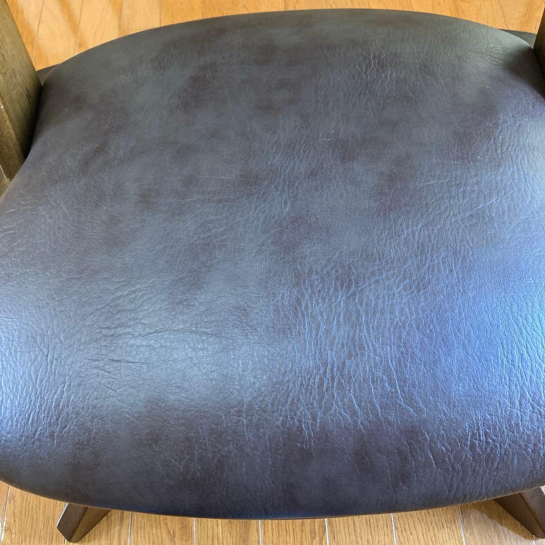 HIRATA 木製座椅子 ロータイプ1人掛け回転椅子