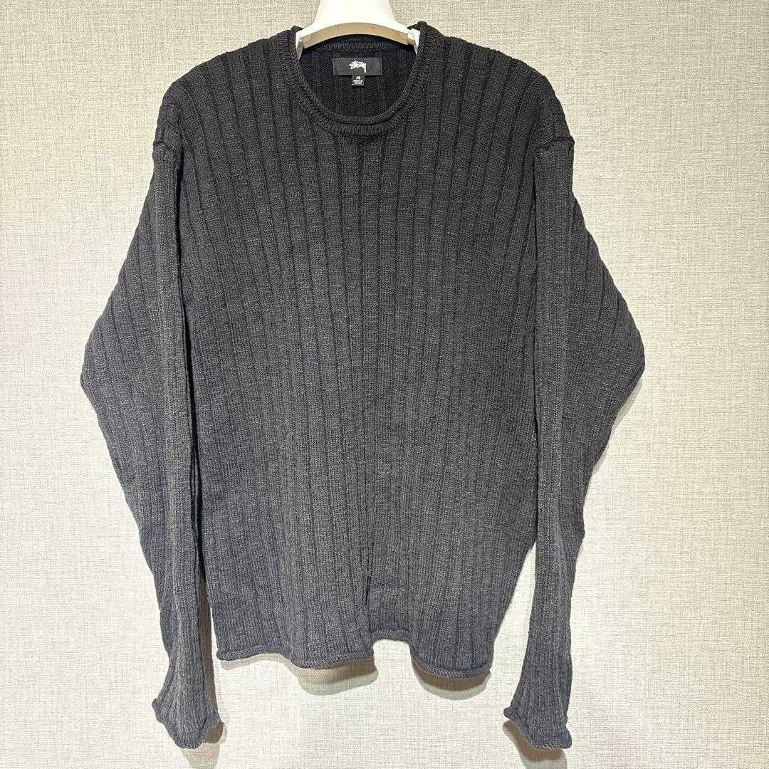 【STUSSY】COTTON SLUB RIB CREW