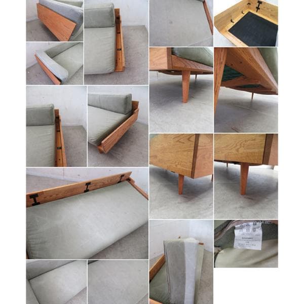 モモナチュラル■DAY SOFA 3P■デイベッド■オーク材/オイル塗装■