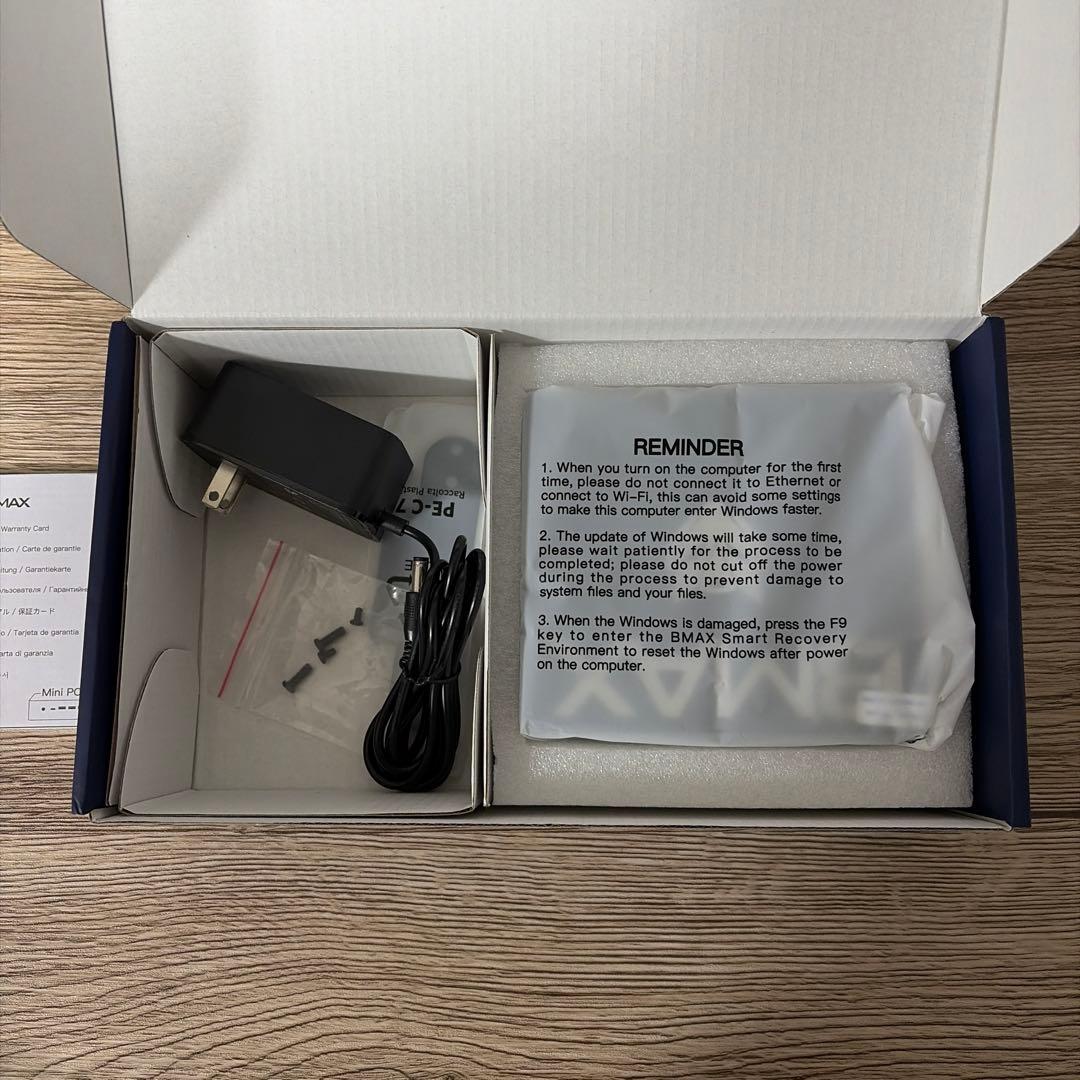 BMAX ミニPC 16GB DDR4 512GB SSD Intel N100