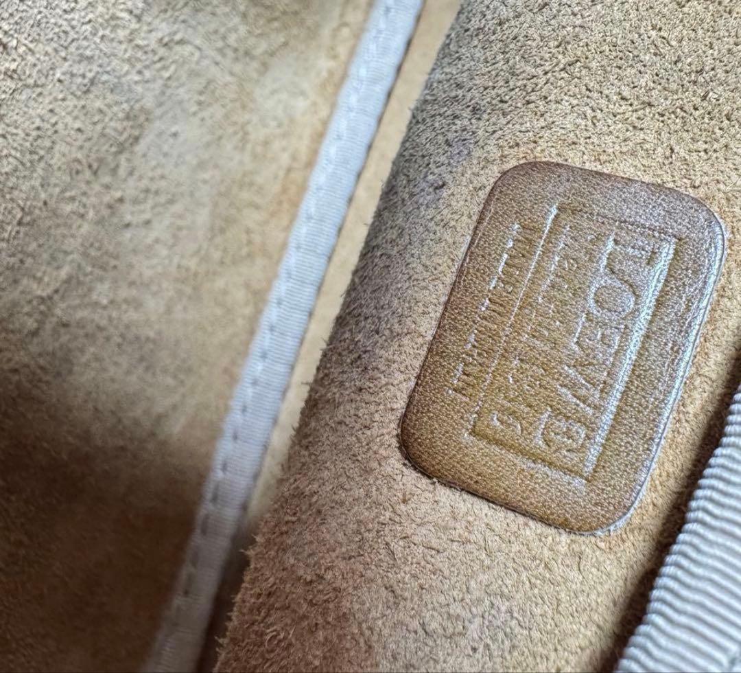 loewe ロエベ　アナグラム　ショルダーバッグ　レザー　ブラック　黒