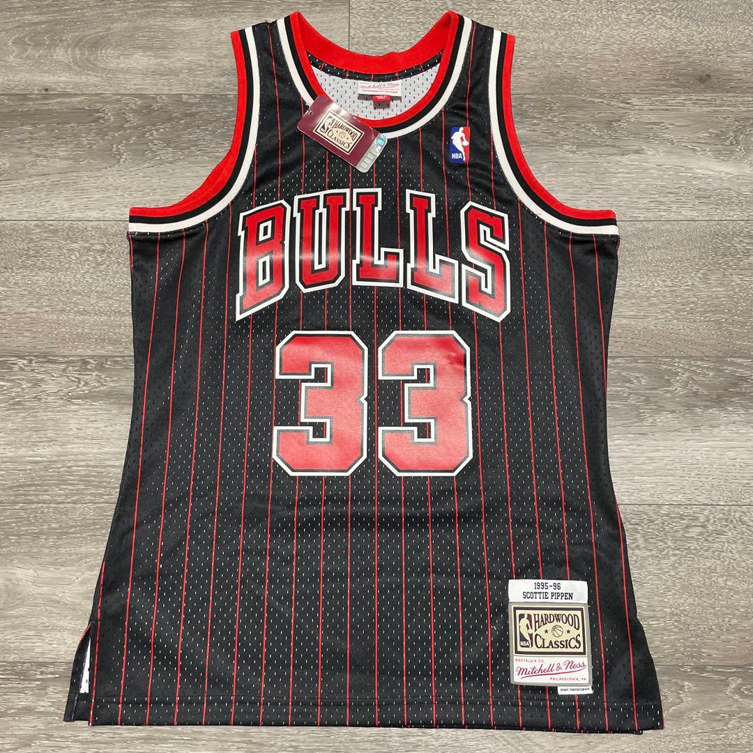 新品 Mitchell&Ness BULLS 33 PIPPEN Jersey