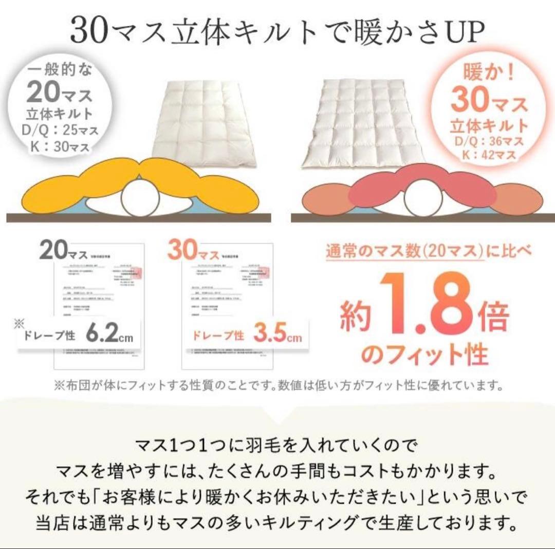 羽毛布団　シングル新品未使用