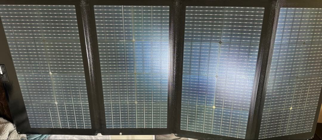 EcoFlow エコフロー　220W 両面受光　ソーラーパネル　延長ケーブル付