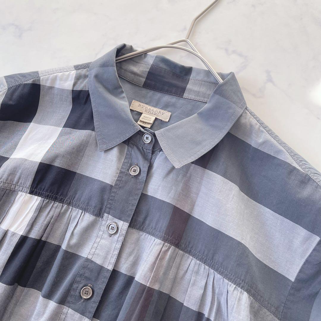 【XLサイズ】BURBERRY BRIT ノバチェック プルオーバー ブラウス