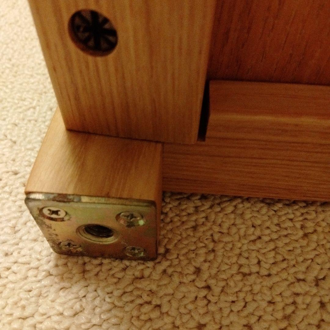 【無印良品】木製ワゴン・サイドテーブル 廃盤品　引き出し付き