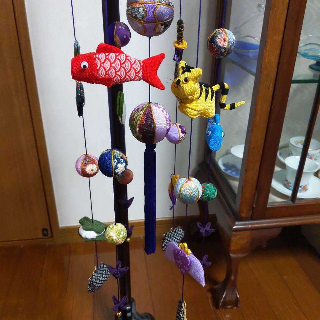 ちりめん細工　端午の節句下げ飾り(大)
