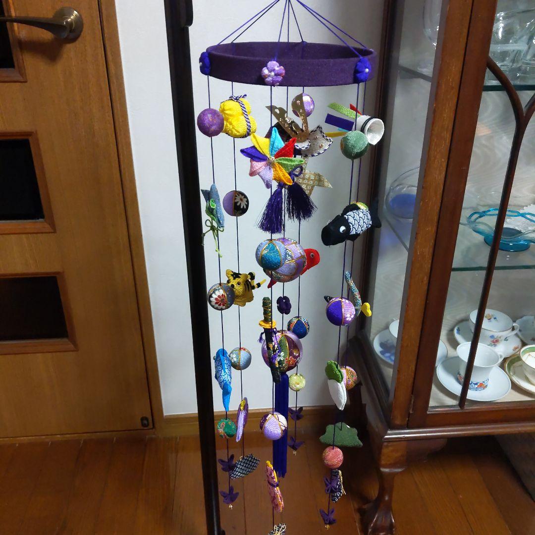 ちりめん細工　端午の節句下げ飾り(大)