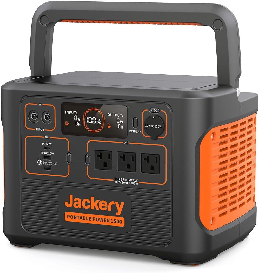 未使用●Jackery● ポータブル電源 1500 大容量 ポータブルバッテリー