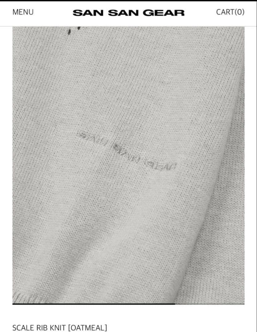 【日本未発売モデル！】 san san gear サンサンギア　ニット