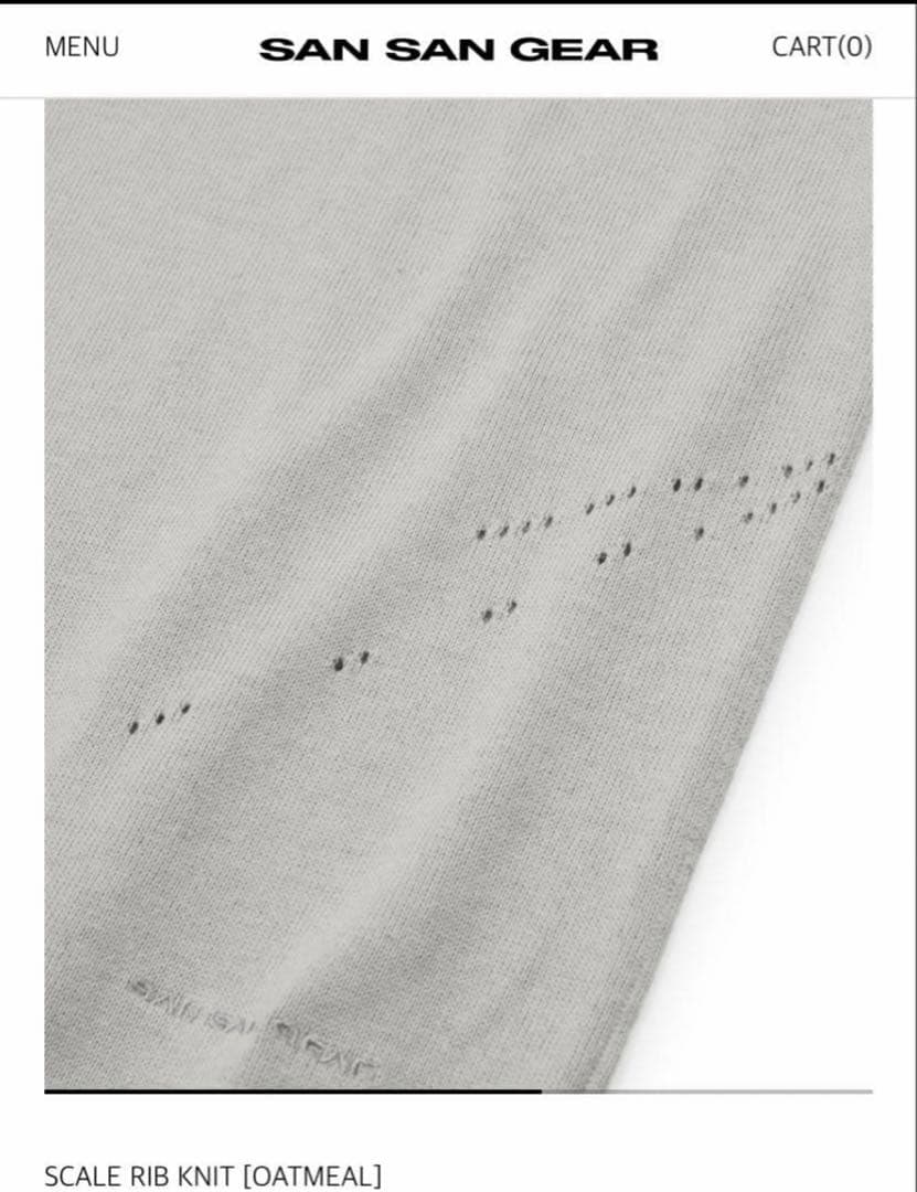 【日本未発売モデル！】 san san gear サンサンギア　ニット