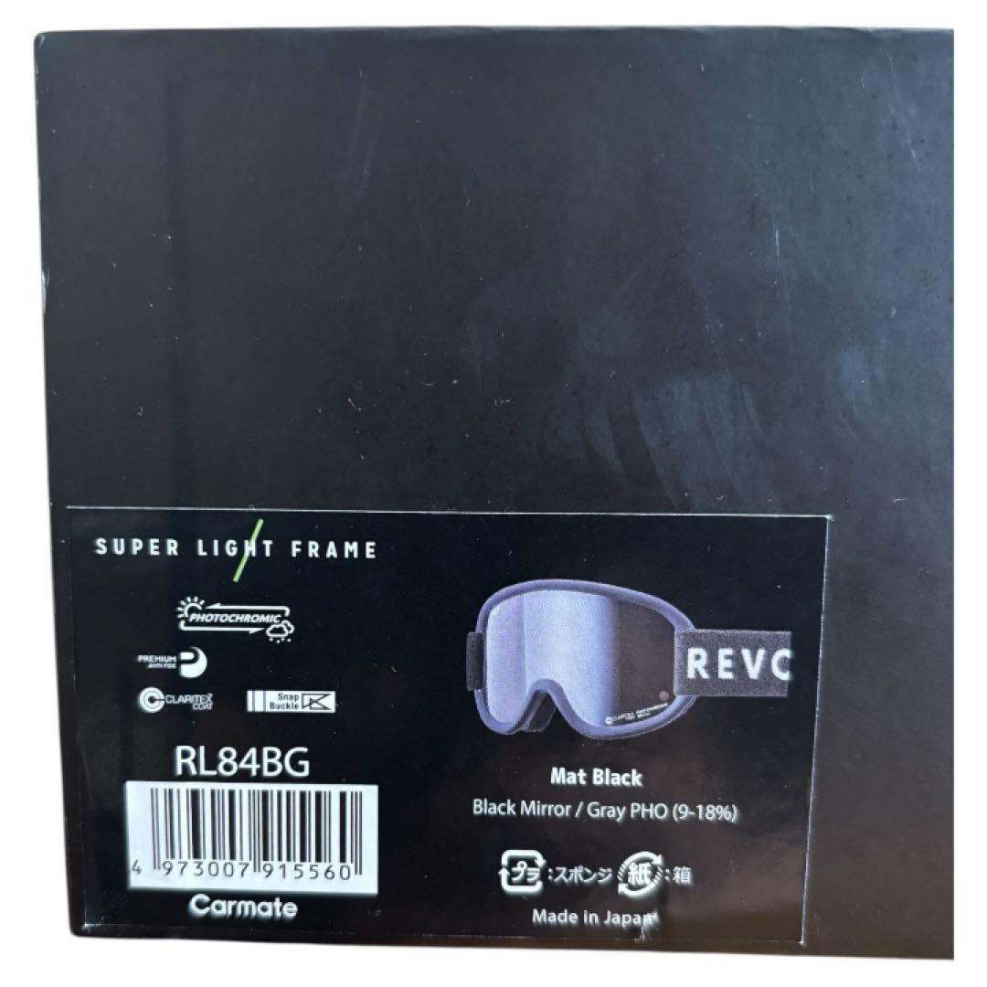 REVOLT ゴーグル ブラックミラー/グレーpho