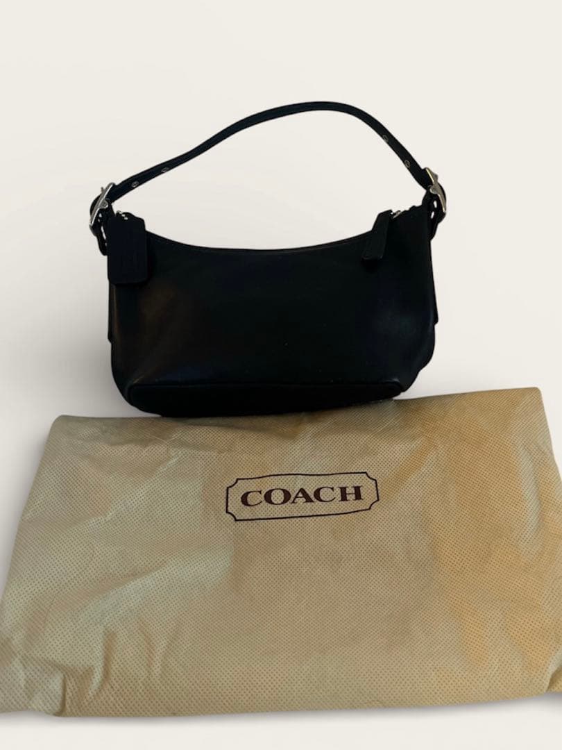 COACH コーチ ワンショルダーバッグ 黒 レザー 本革 ブラック