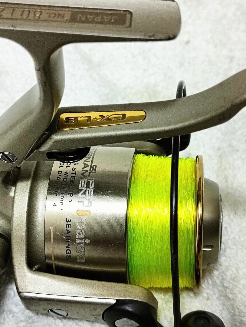 ダイワ最高峰スーパートーナメントEX800LBレバーブレーキリール！美品