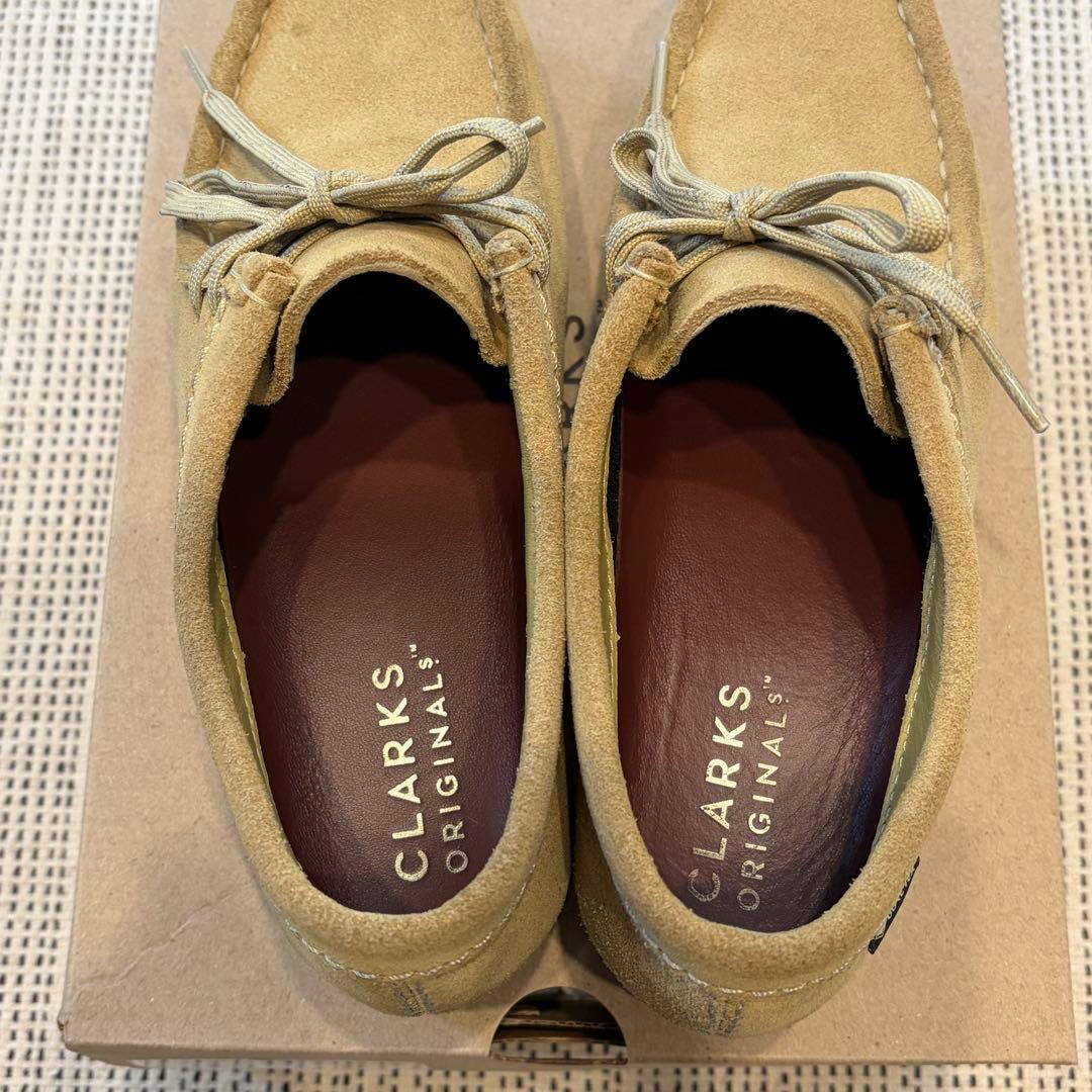 CLARKS モカシン Wallabee.GTX ベージュ