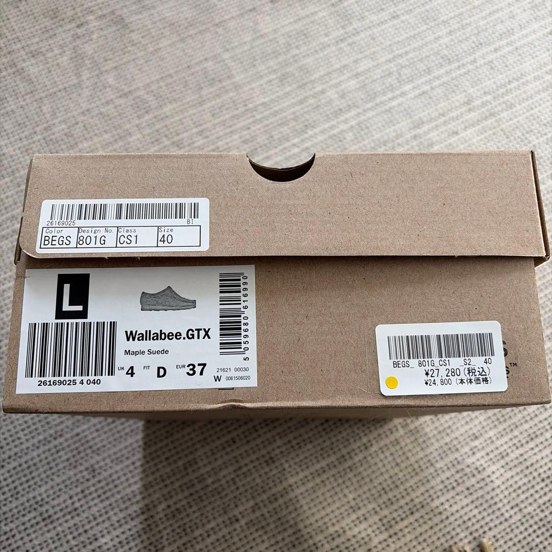 CLARKS モカシン Wallabee.GTX ベージュ