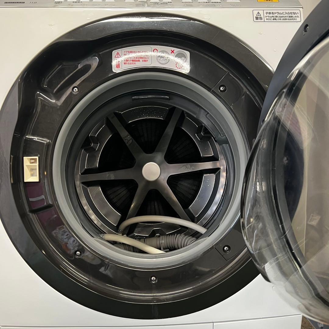 136⭕️ドラム式洗濯機　パナソニック　大容量　11キロ　乾燥　6キロ　設置無料