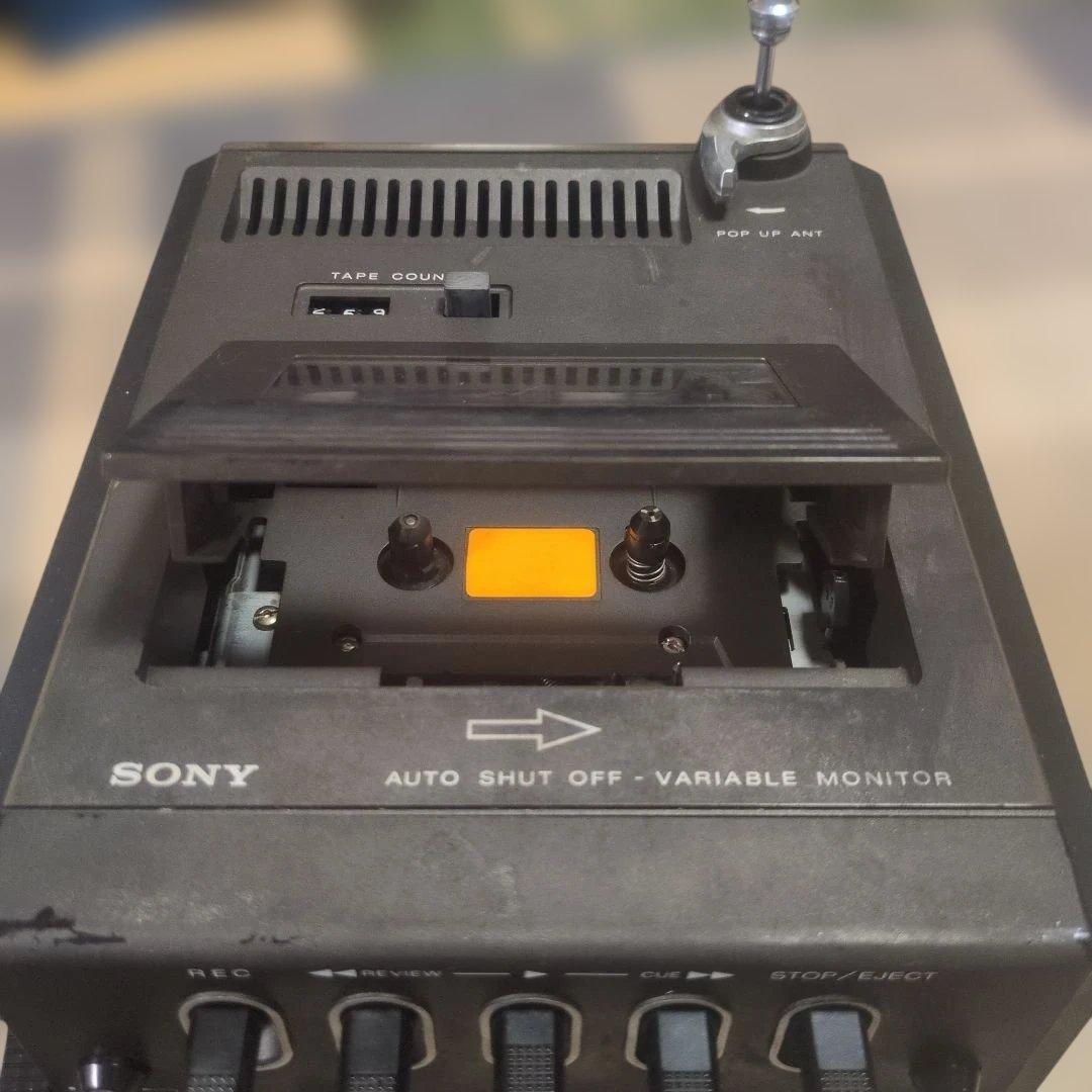 SONY JACKAL300 TV-FM/AMラジオ カセットコーダー