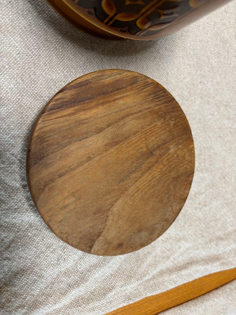 ホーンジー社、HORNSEA キャニスター（ビンテージ陶器）