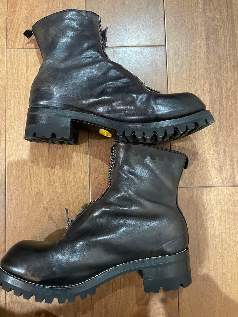 GUIDI PL1 フロントジップ　馬革 サイズ43