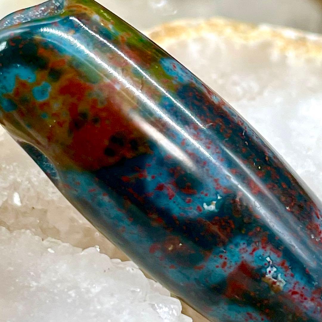 専用 九眼天珠 s744 本物 古代チベット護符 天眼石 老天珠 ジービーズ