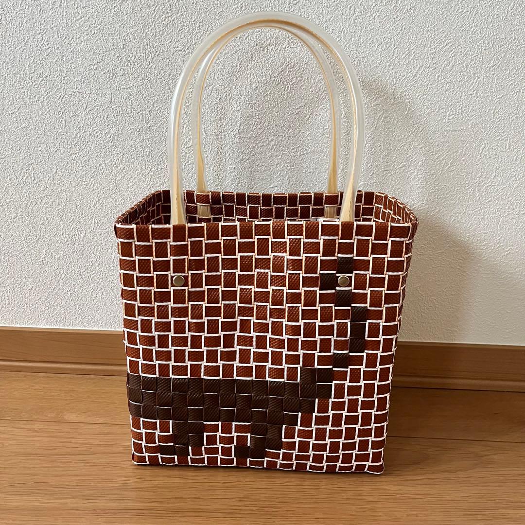 新品未使用 マルニマーケット アニマルバスケット　ブラウンドッグ